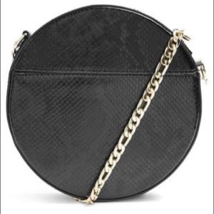 Topshop Gee crocodile Circle Crossbody